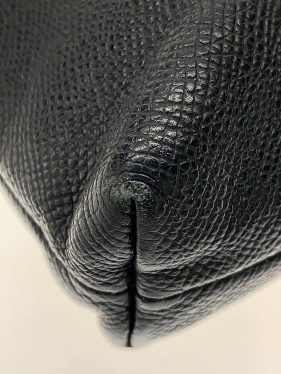 BALENCIAGA Everyday Clutch Bag Second Bag Leather BLK 7