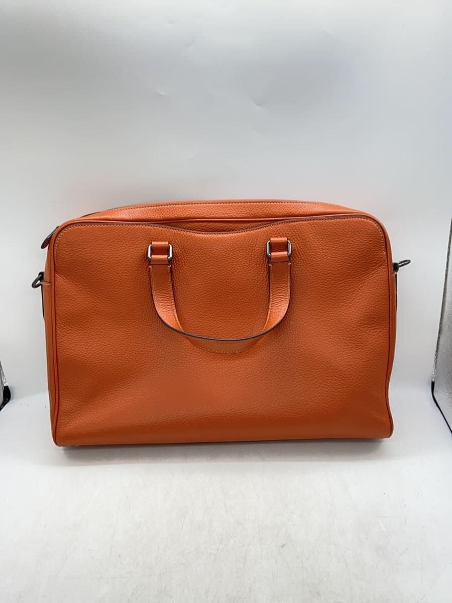 COACH Graham Structured Brief Briefcase Leather BRW Solid C81 3