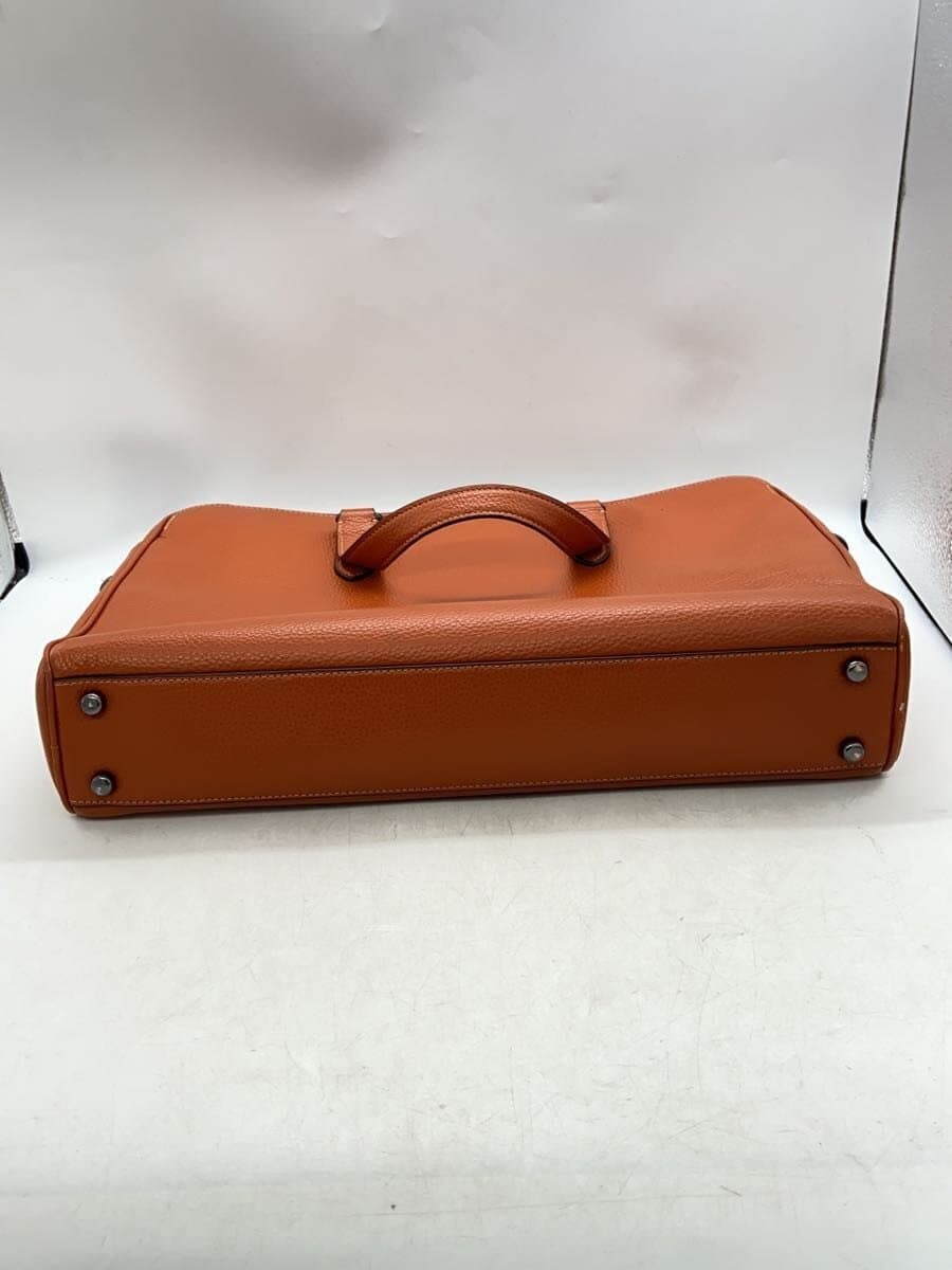 COACH Graham Structured Brief Briefcase Leather BRW Solid C81 4