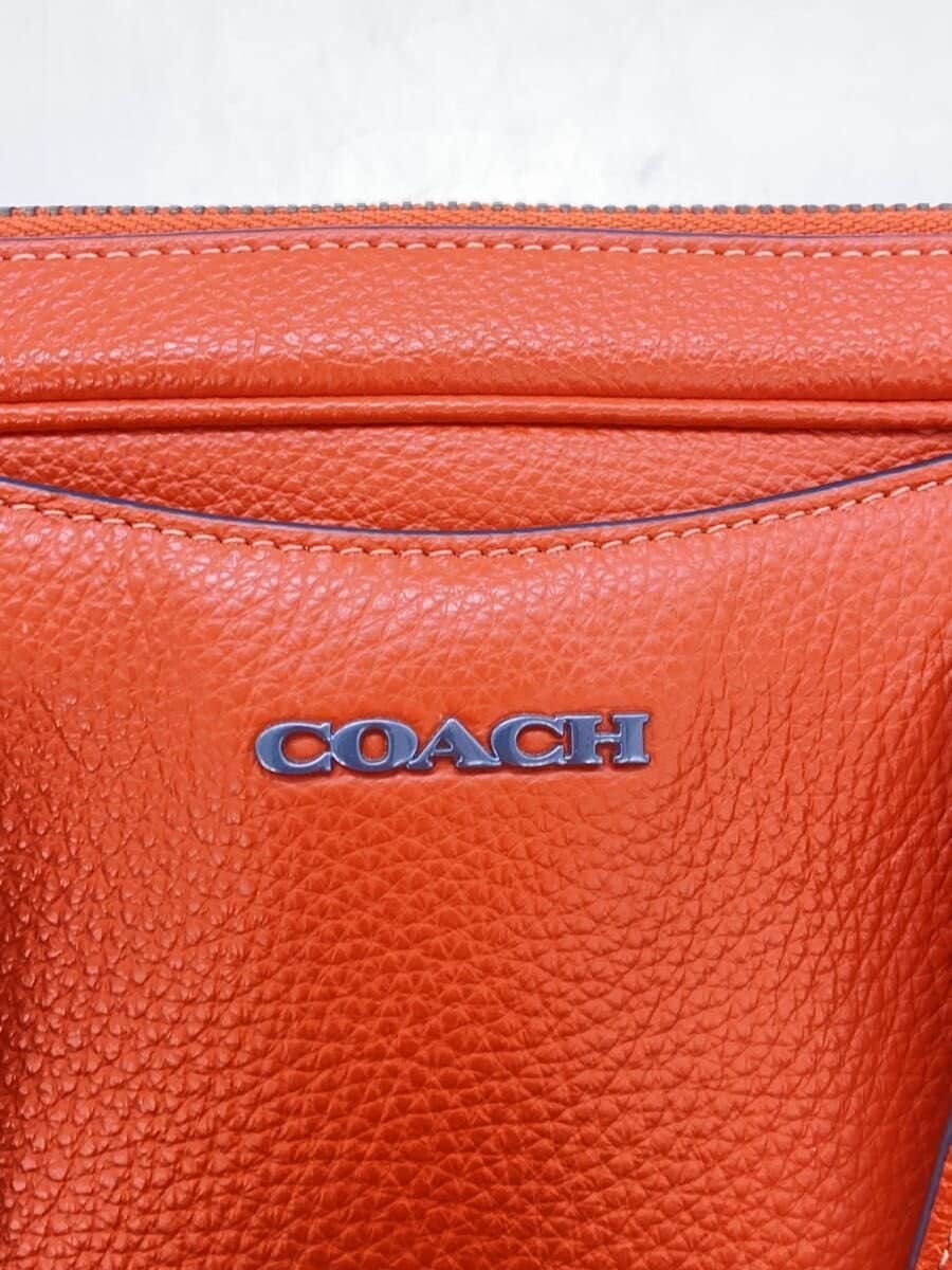 COACH Graham Structured Brief Briefcase Leather BRW Solid C81 5