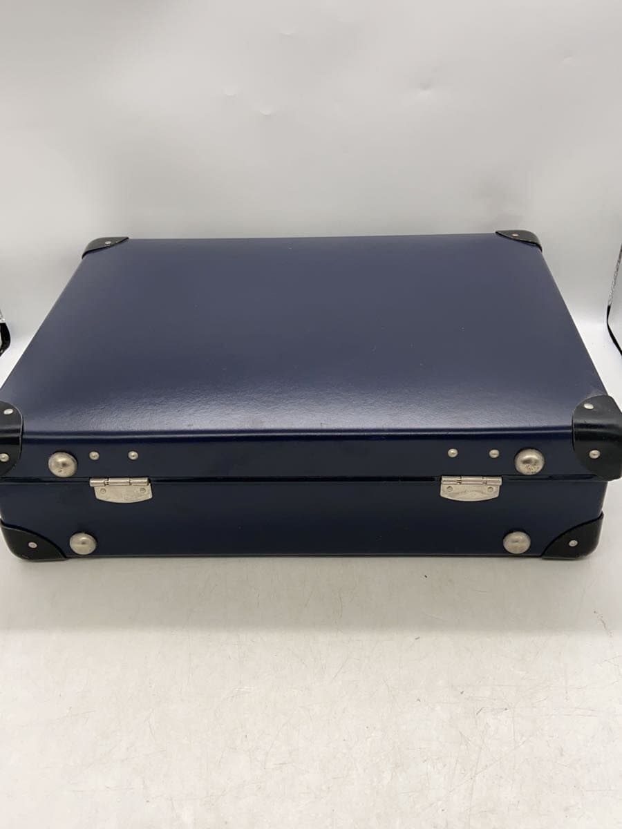 GLOBE TROTTER Attache Case NVY Solid 4