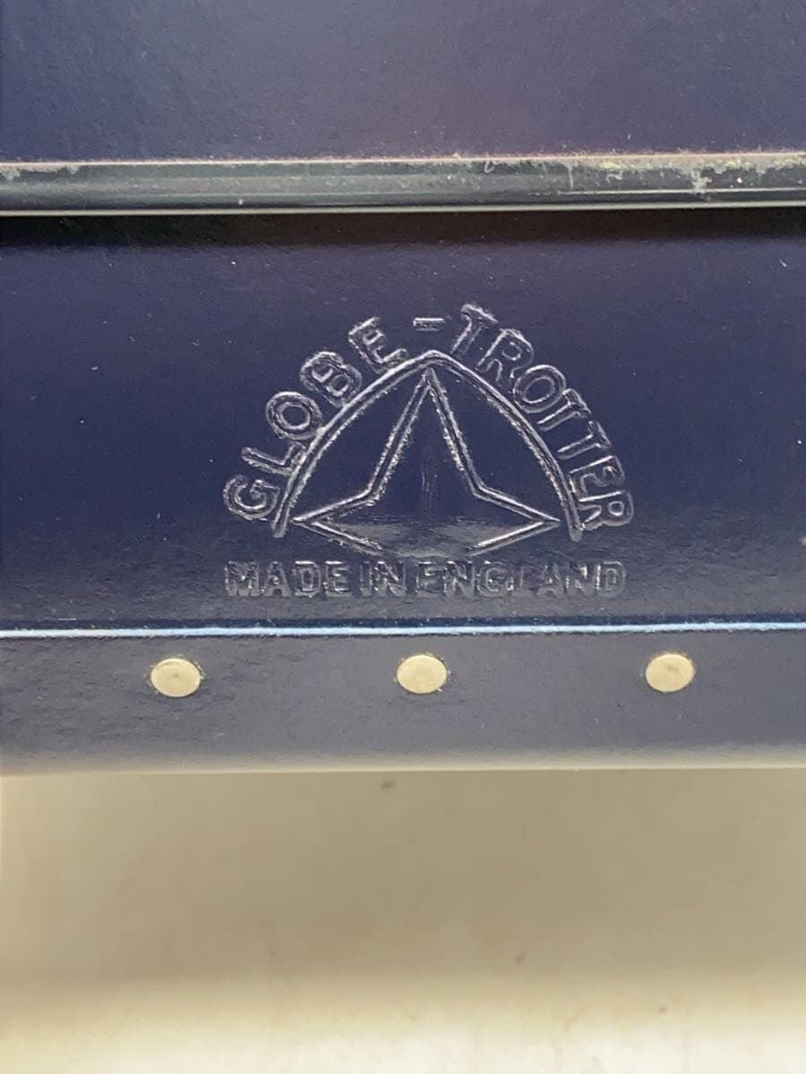 GLOBE TROTTER Attache Case NVY Solid 5