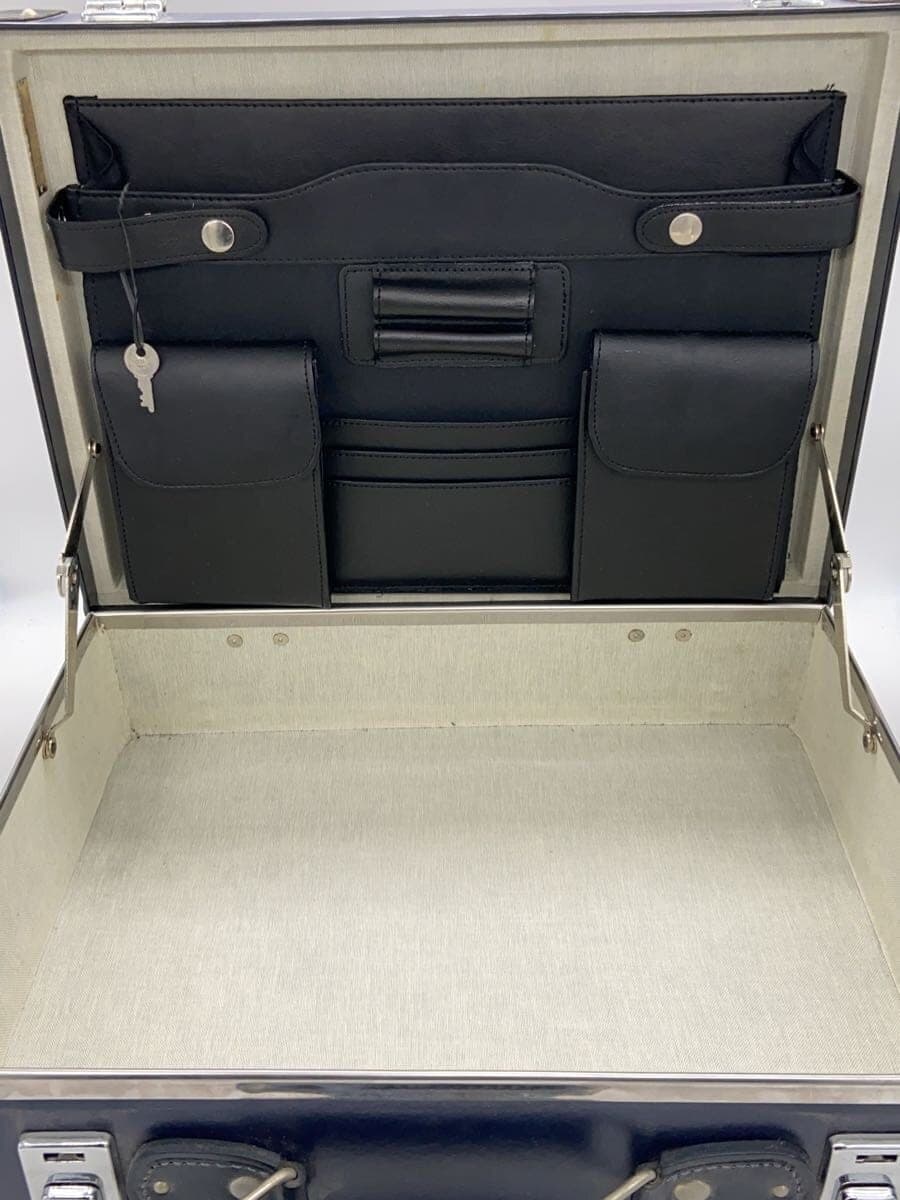 GLOBE TROTTER Attache Case NVY Solid 6