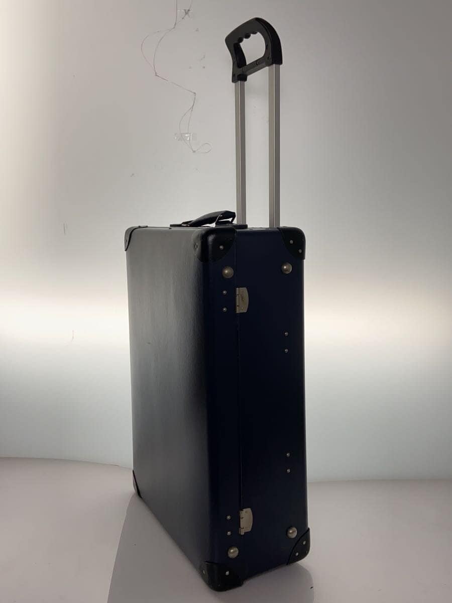 GLOBE TROTTER Travel Carry NVY Solid Scuff、Scratch 、With Wear 2