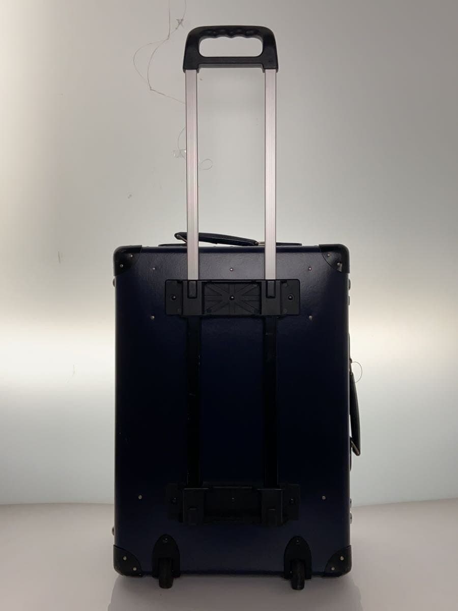GLOBE TROTTER Travel Carry NVY Solid Scuff、Scratch 、With Wear 3