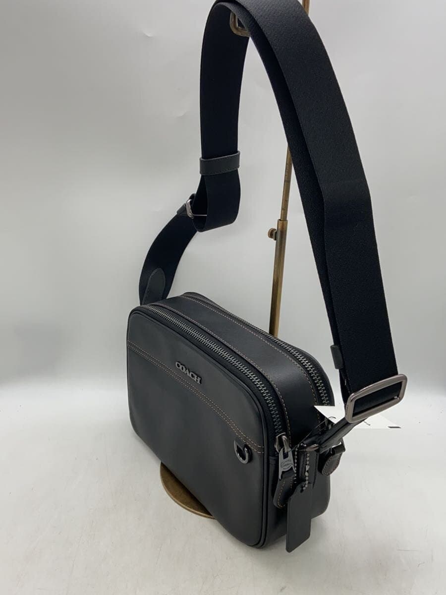 COACH Graham Crossbody Bag Shoulder Bag Leather BLK Solid C4148 2