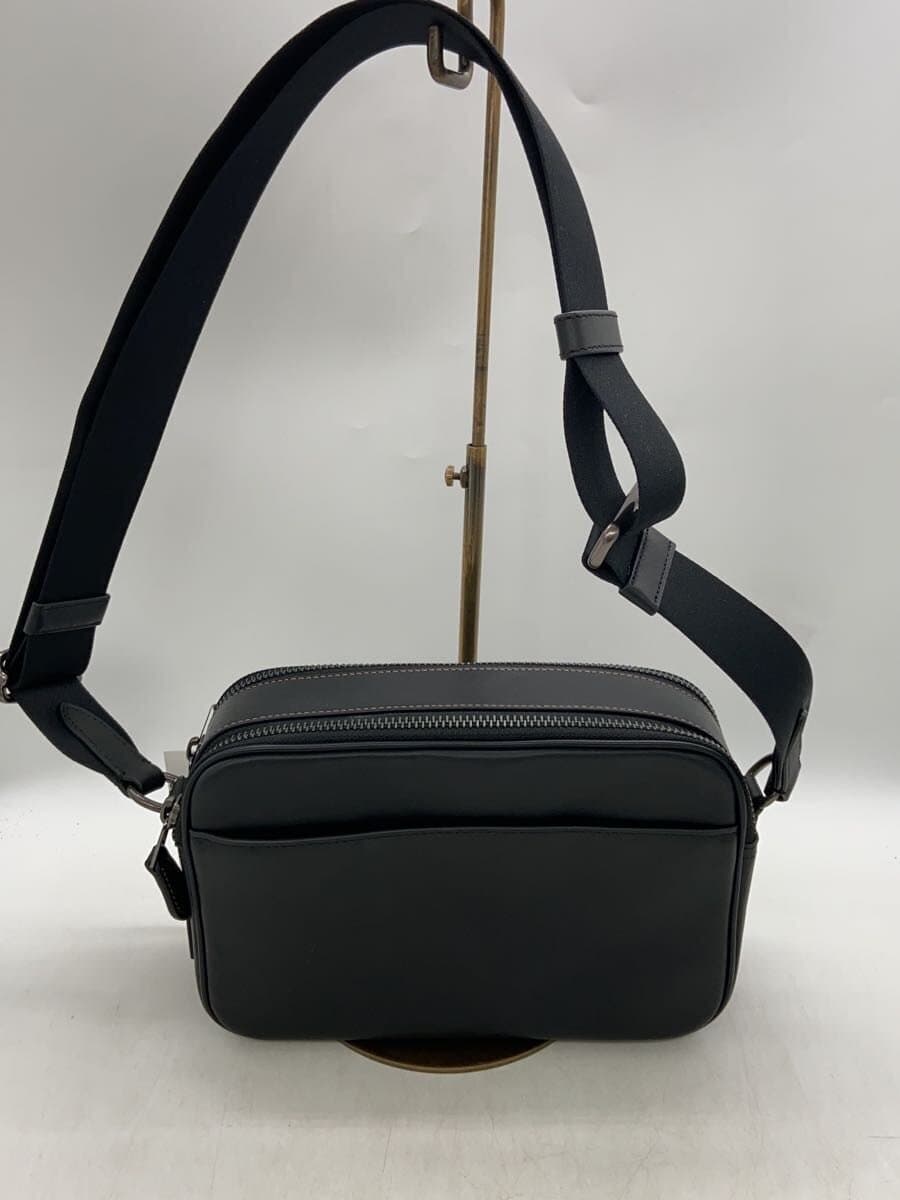 COACH Graham Crossbody Bag Shoulder Bag Leather BLK Solid C4148 3