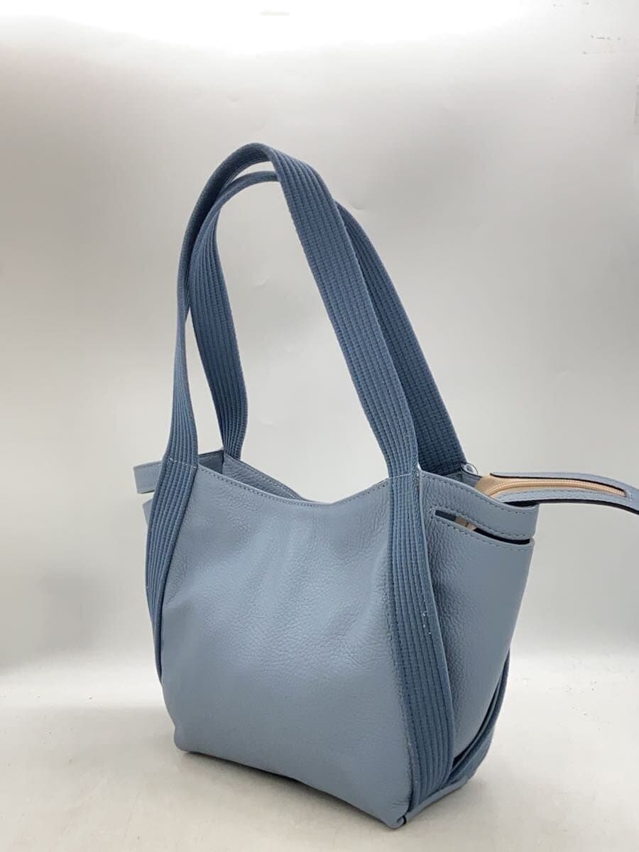 GIANNI CHIARINI handbag leather blue 2