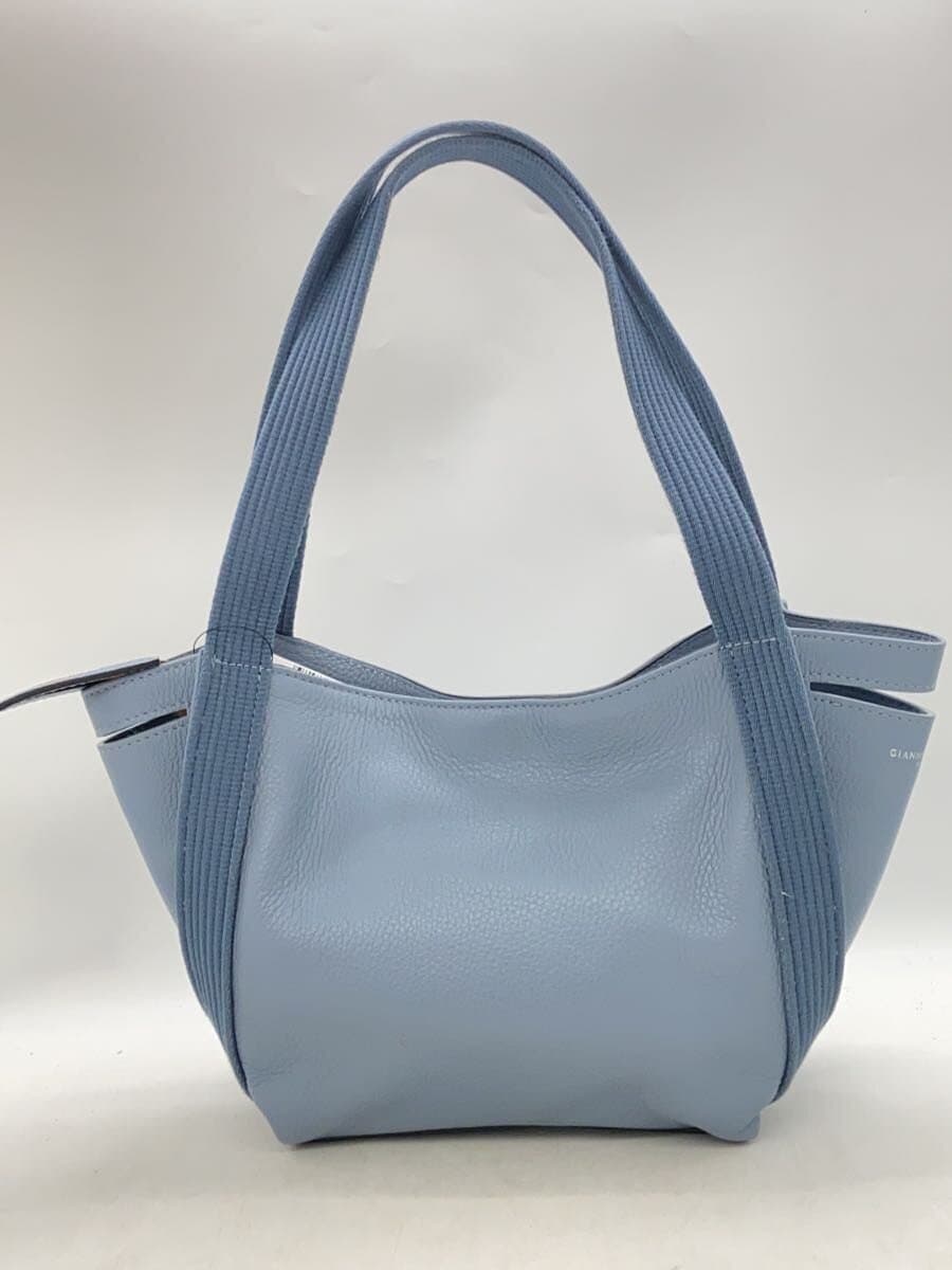 GIANNI CHIARINI handbag leather blue 3