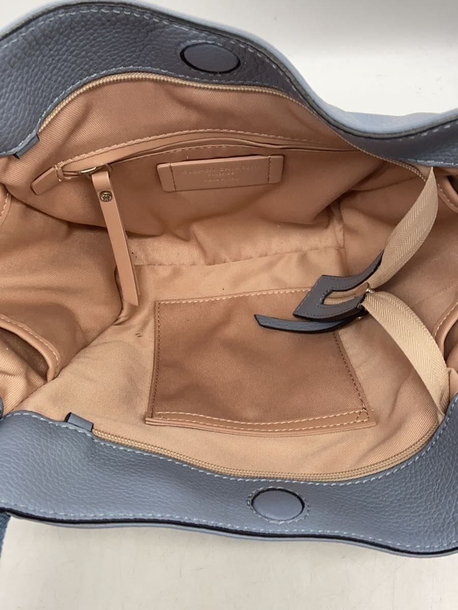 GIANNI CHIARINI handbag leather blue 6