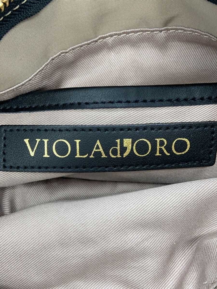 VIOLAd’OROBIANCA Shoulder Bag Nylon BEG Solid Color 5