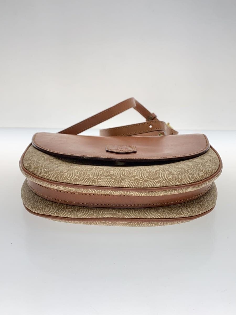 CELINE All Do Celine Macadam Pattern Shoulder Bag BRW All Over Pattern M06 4