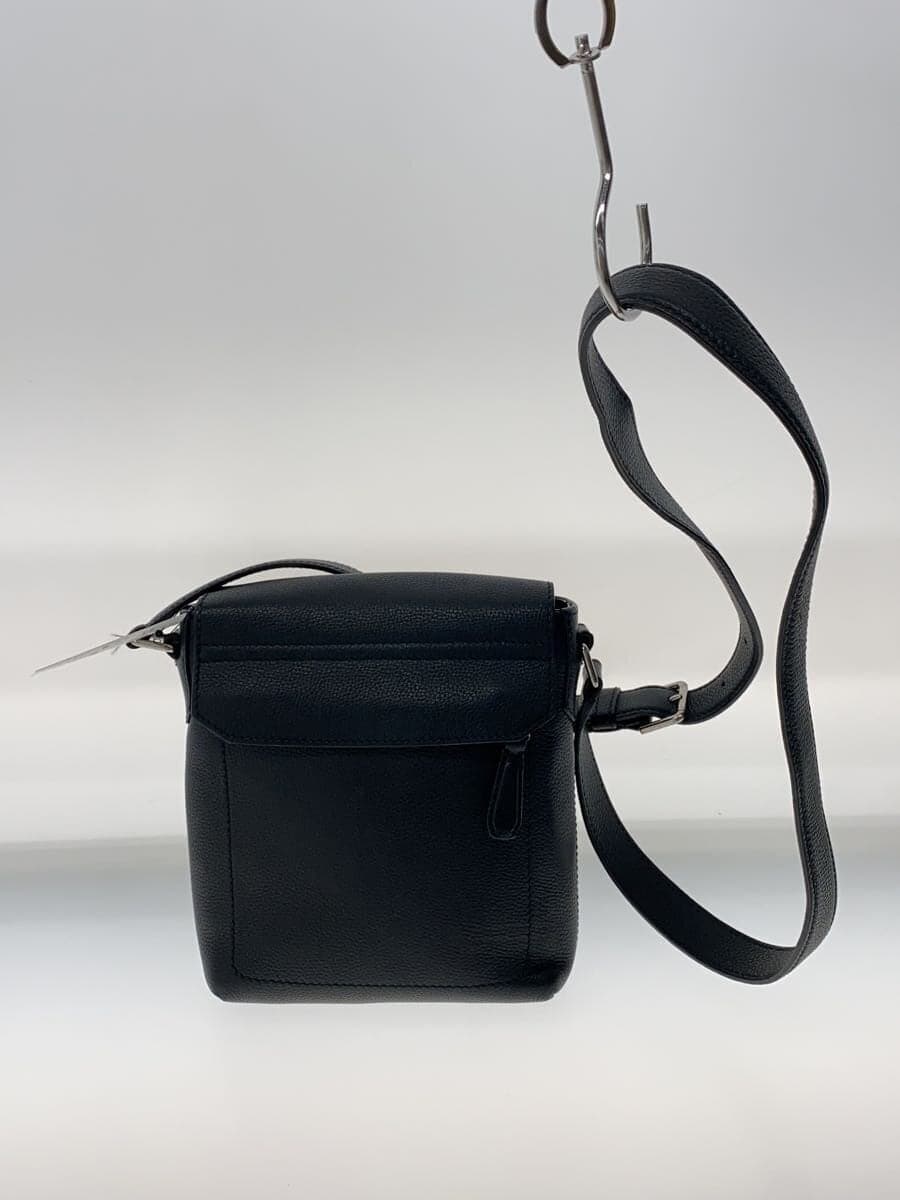 dunhill Belgrave Crossbody Shoulder Bag Leather BLK Solid 3