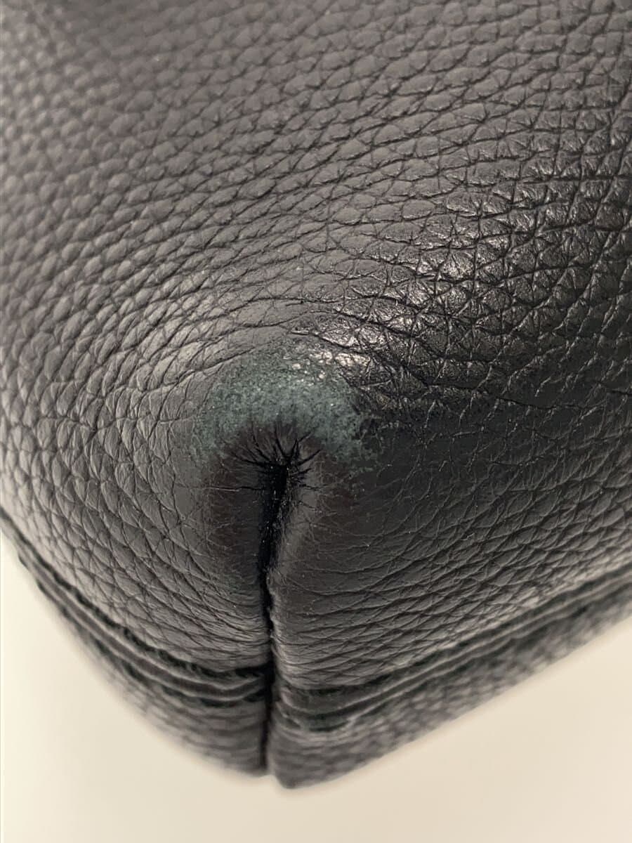 dunhill Belgrave Crossbody Shoulder Bag Leather BLK Solid 7