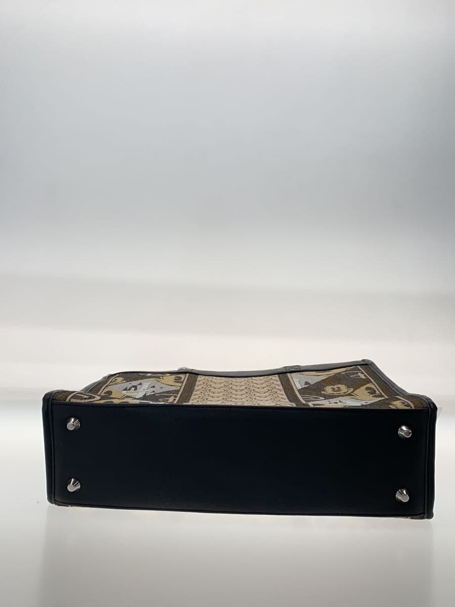 Disney RESORT Mickey Jacquard weave 2WAY Tote bag -- BEG 4