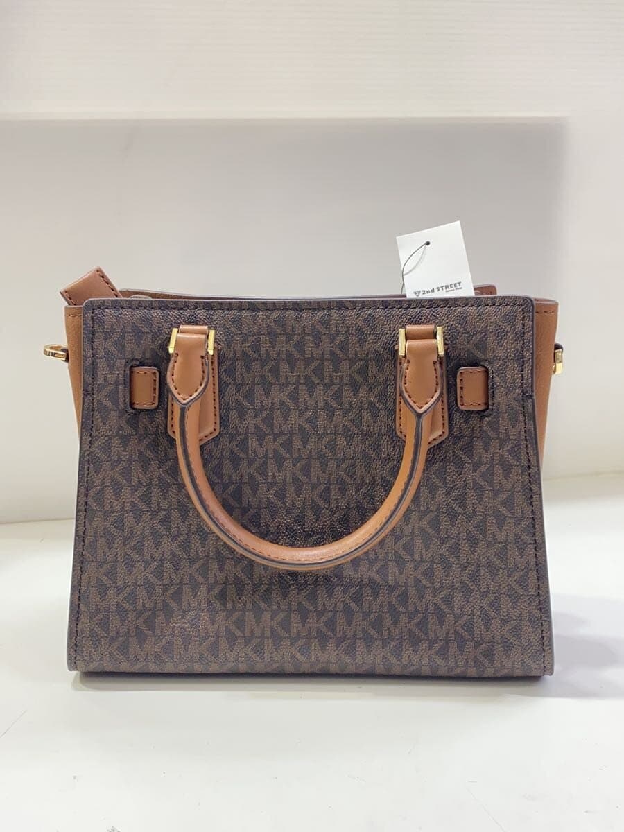 MICHAEL KORS Shoulder Bag Leather BRW Monogram 35F1GHMS1B 3