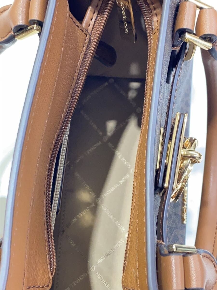 MICHAEL KORS Shoulder Bag Leather BRW Monogram 35F1GHMS1B 6