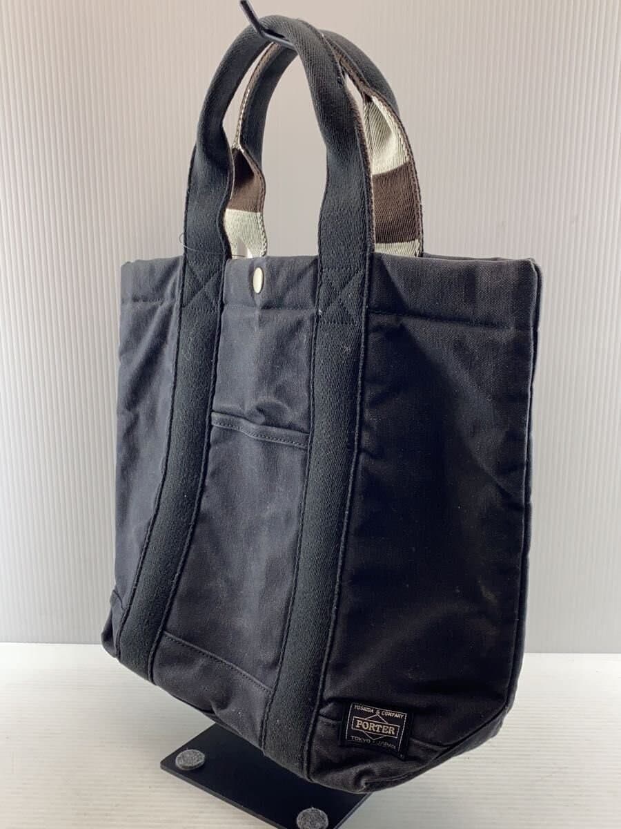 PORTERPAINT Tote Bag Canvas BLK Solid 2