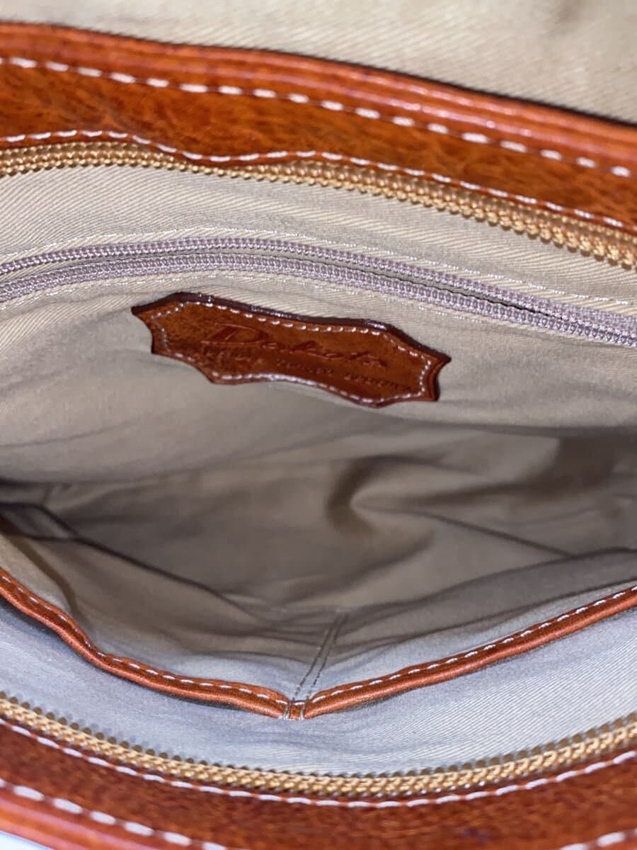 DAKOTA Shoulder Bag Leather BRW Plain 6