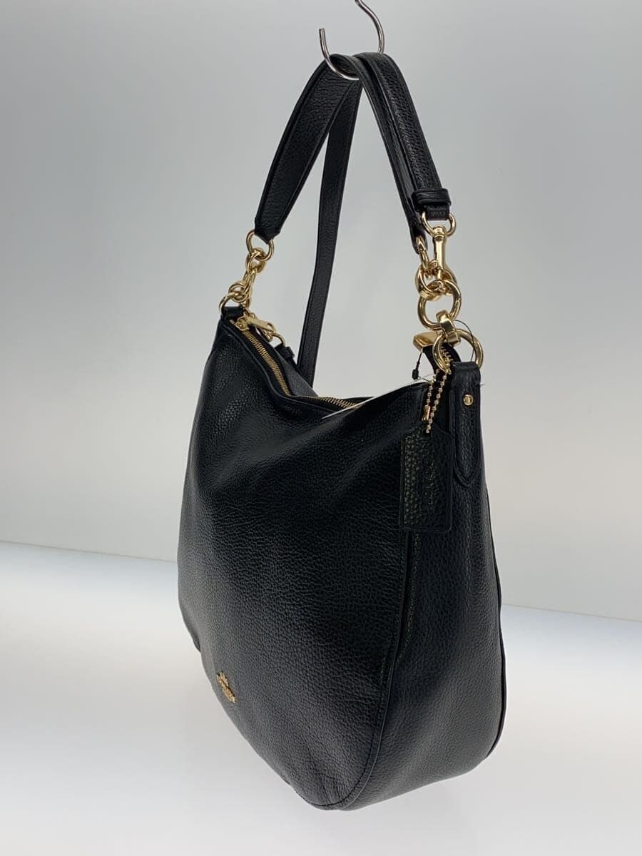 COACH2-Way Shoulder Bag Leather BLK F31399 2
