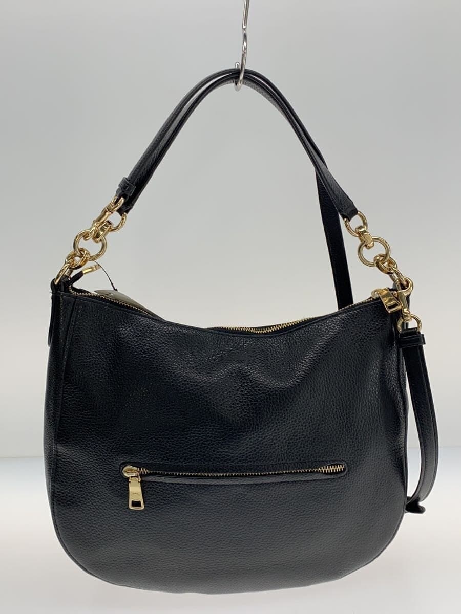 COACH2-Way Shoulder Bag Leather BLK F31399 3