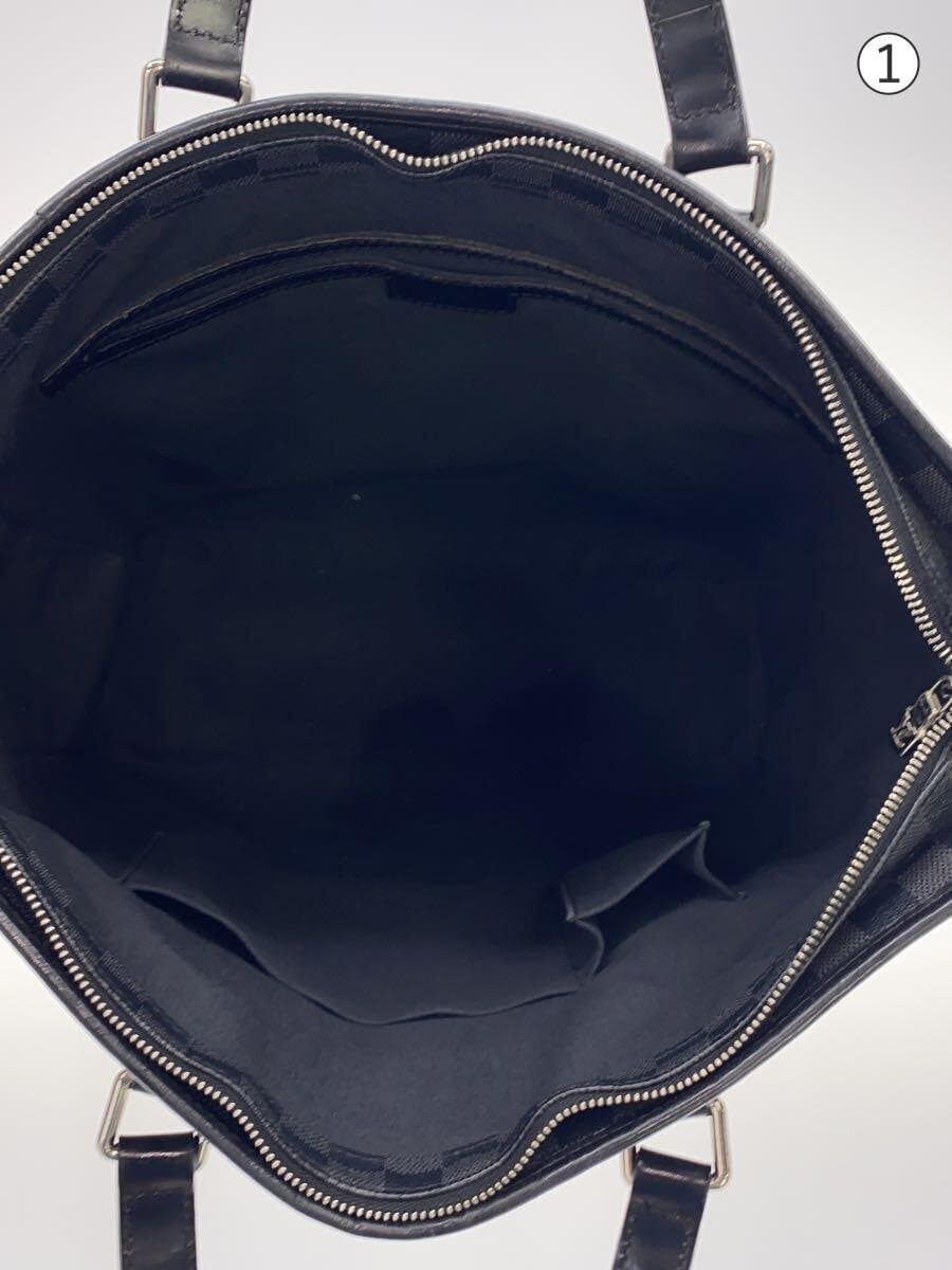 LOUIS VUITTON Tadao PM_Damier Graphite PVC BLK N41259 6