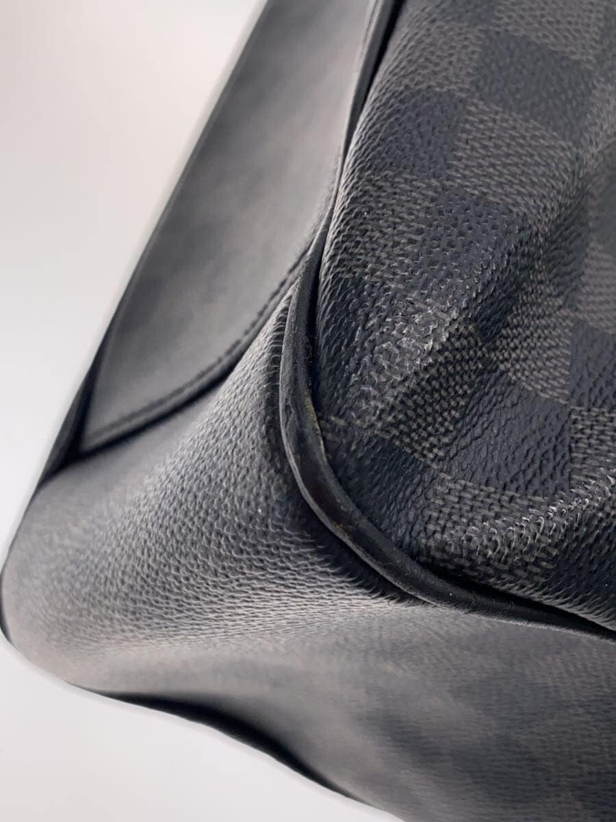 LOUIS VUITTON Tadao PM_Damier Graphite PVC BLK N41259 7