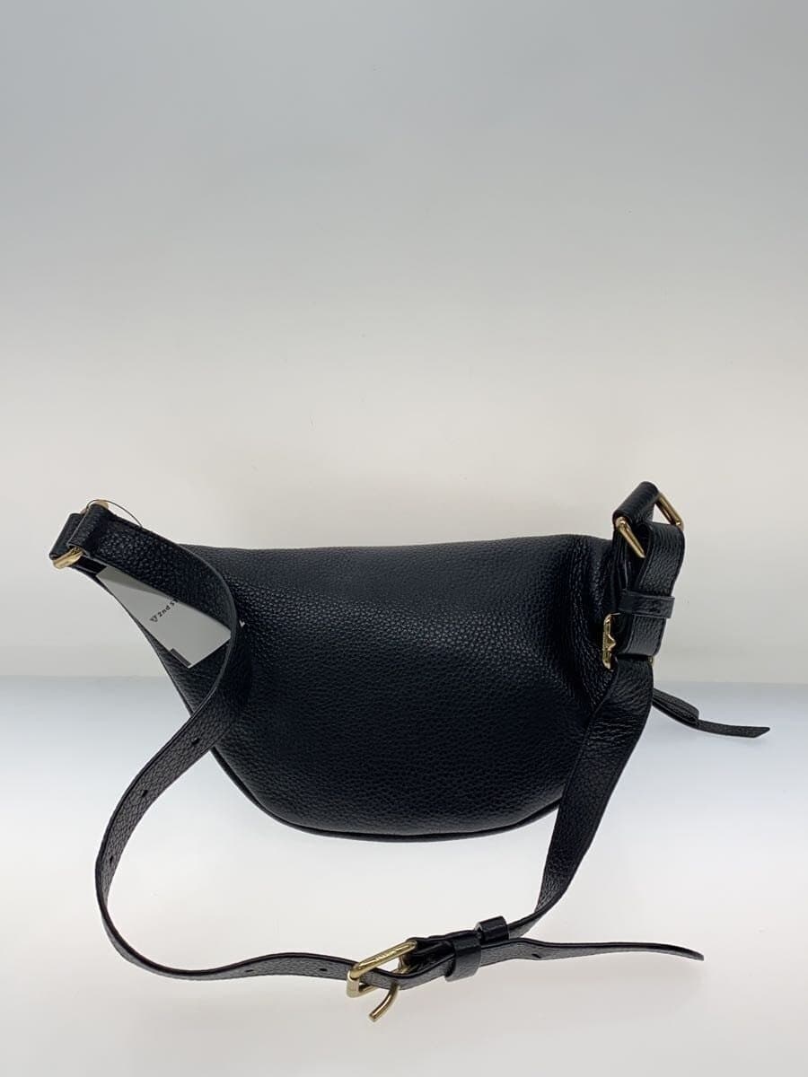 COACH Waist Bag Leather Black Plain F48738 3