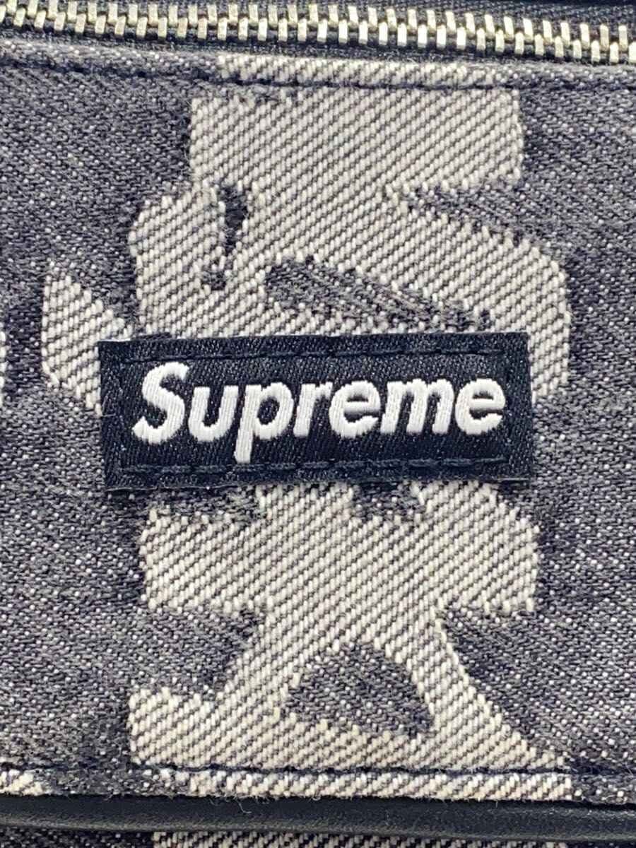 Supreme22SS Fat Tip Jacquard Denim Neck pouc Shoulder Bag Denim GRY All Over 5