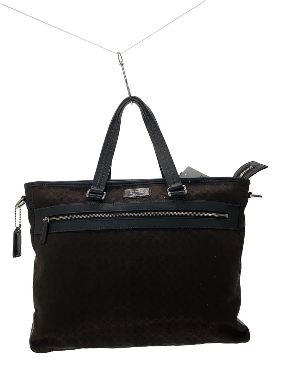 COACH tote bag -- BRW monogram F70291 mini signature missing shoulder strap