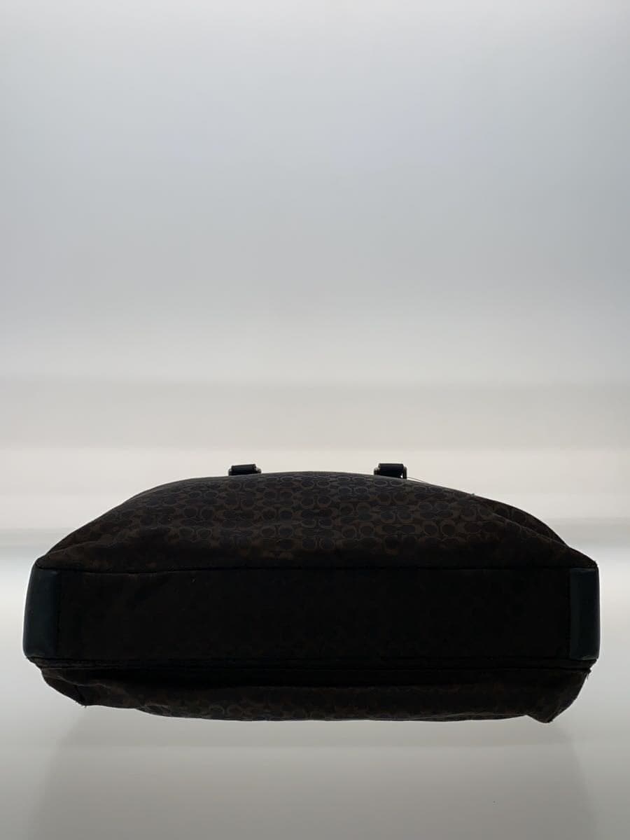 COACH tote bag -- BRW monogram F70291 mini signature missing shoulder strap 4