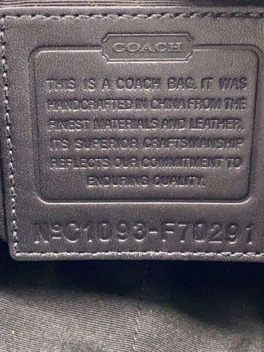 COACH tote bag -- BRW monogram F70291 mini signature missing shoulder strap 5