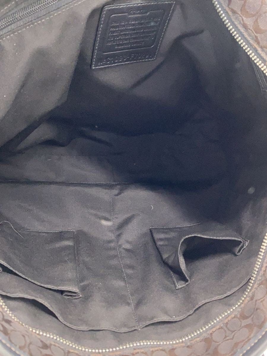 COACH tote bag -- BRW monogram F70291 mini signature missing shoulder strap 6