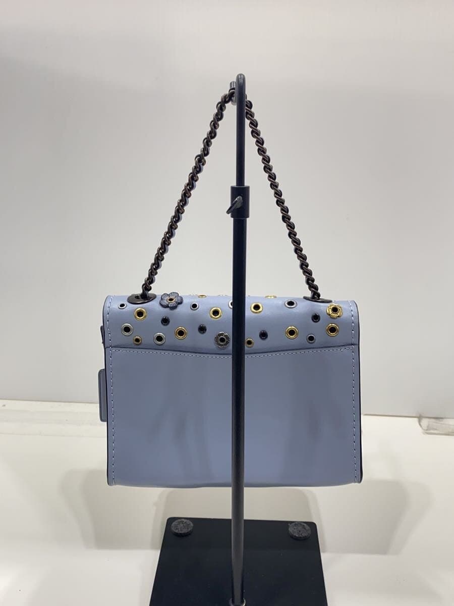 COACH Shoulder Bag_All Leather Leather BLU 3