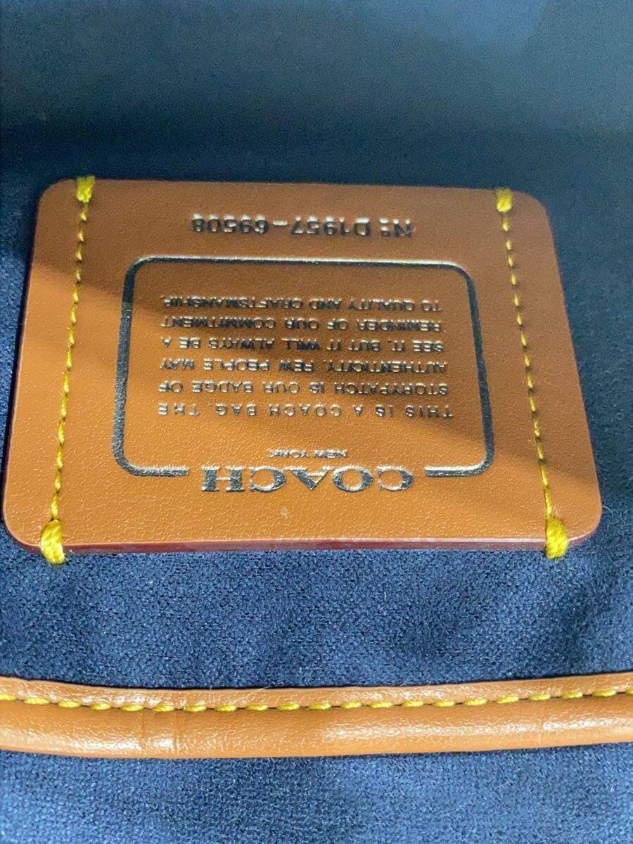 COACH Shoulder Bag_All Leather Leather BLU 5