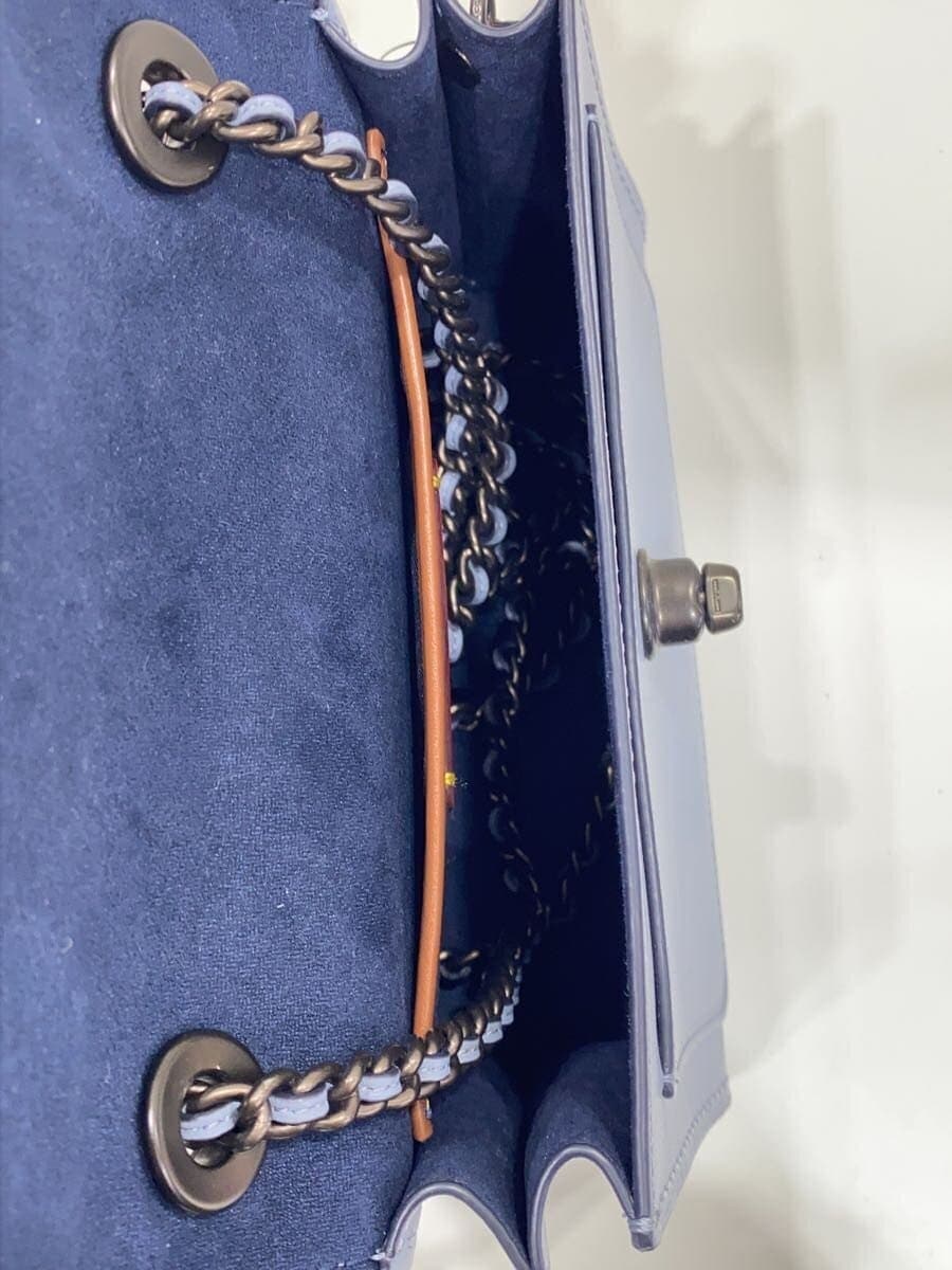 COACH Shoulder Bag_All Leather Leather BLU 6