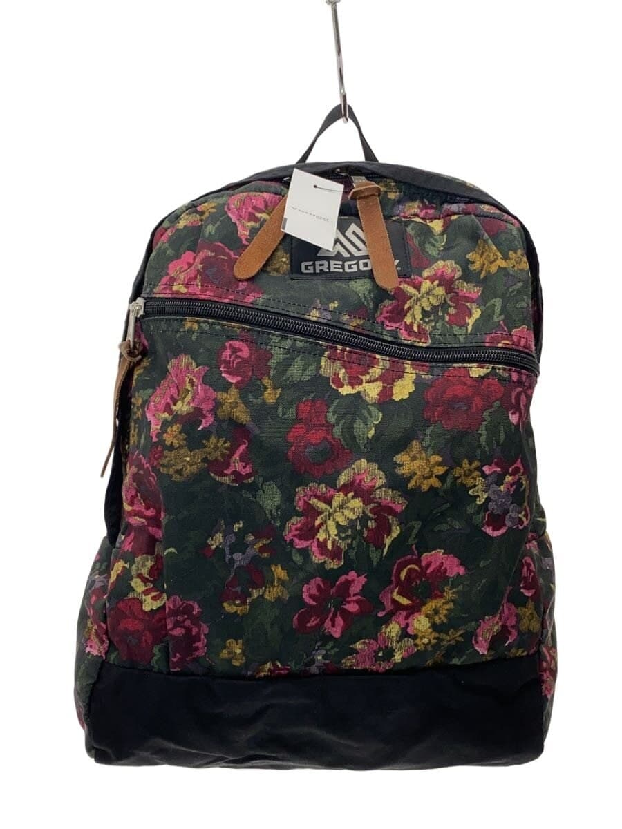 GREGORY DAYPACK Backpack -- GRN Floral Pattern