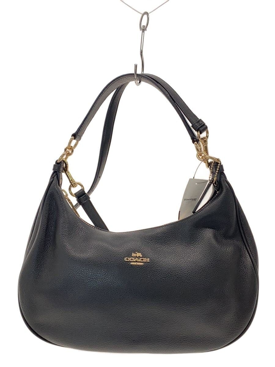 COACH2WAY Shoulder Bag Leather BLK Solid F38250