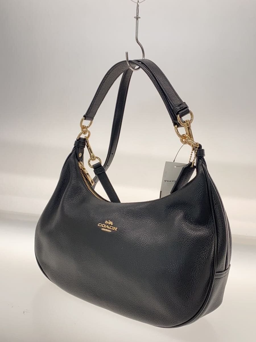 COACH2WAY Shoulder Bag Leather BLK Solid F38250 2