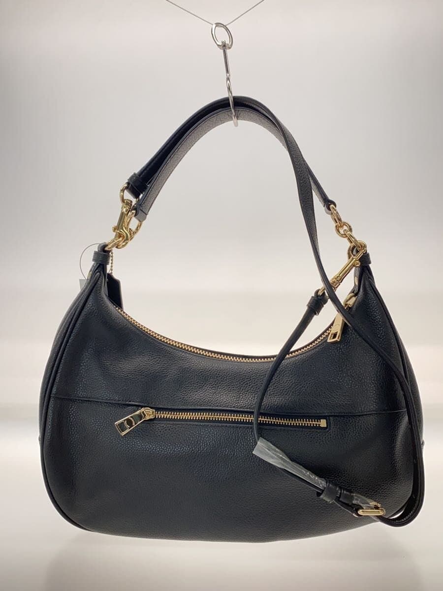 COACH2WAY Shoulder Bag Leather BLK Solid F38250 3