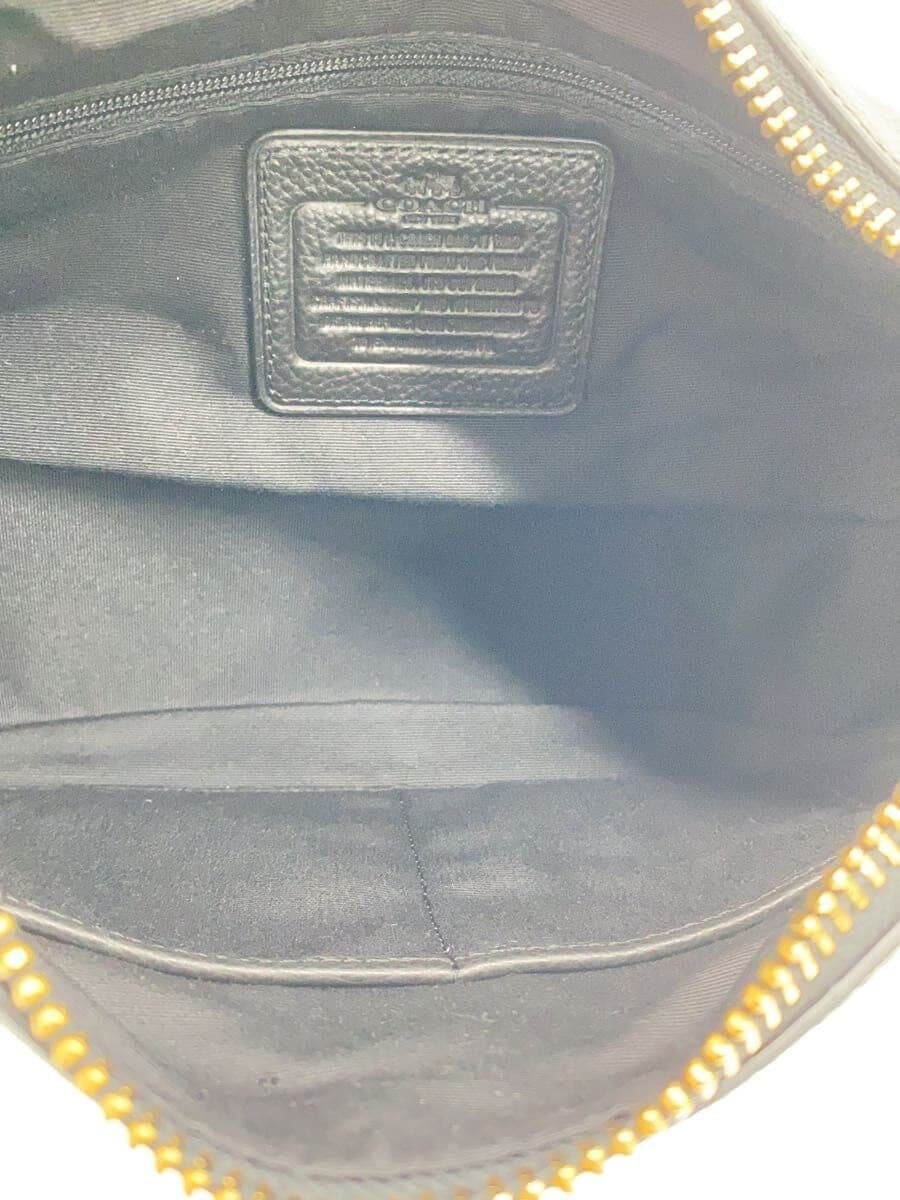 COACH2WAY Shoulder Bag Leather BLK Solid F38250 6