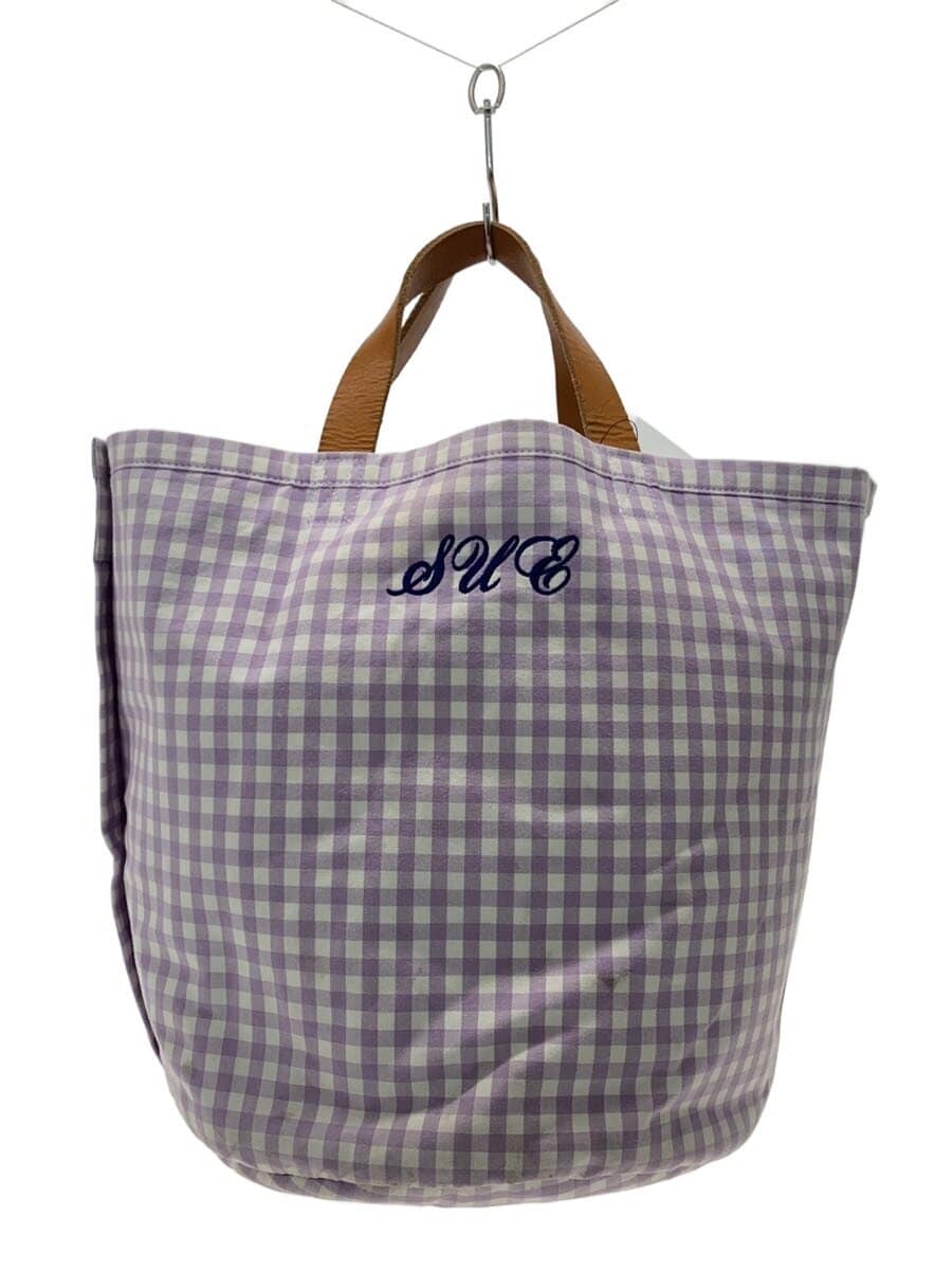 LUDLOW tote bag -- PUP gingham check