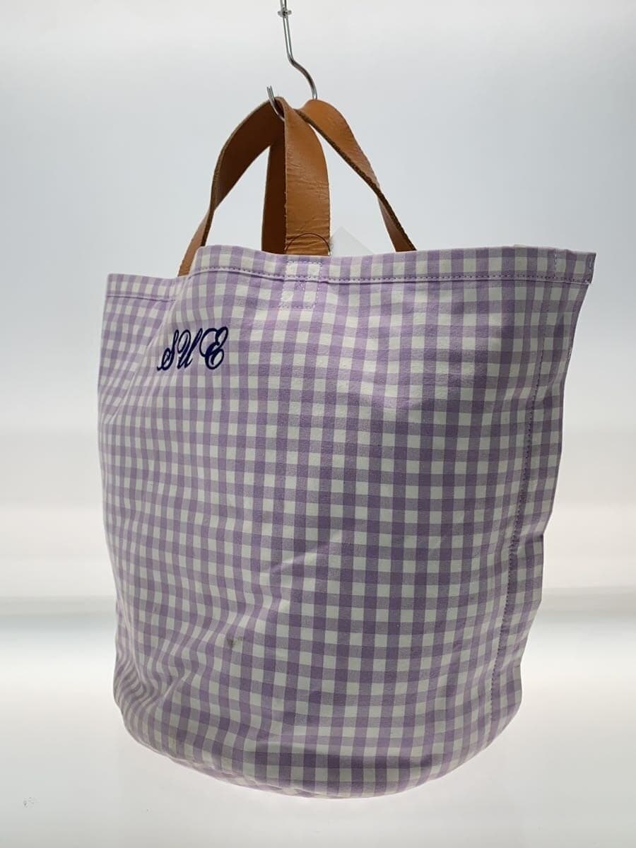 LUDLOW tote bag -- PUP gingham check 2