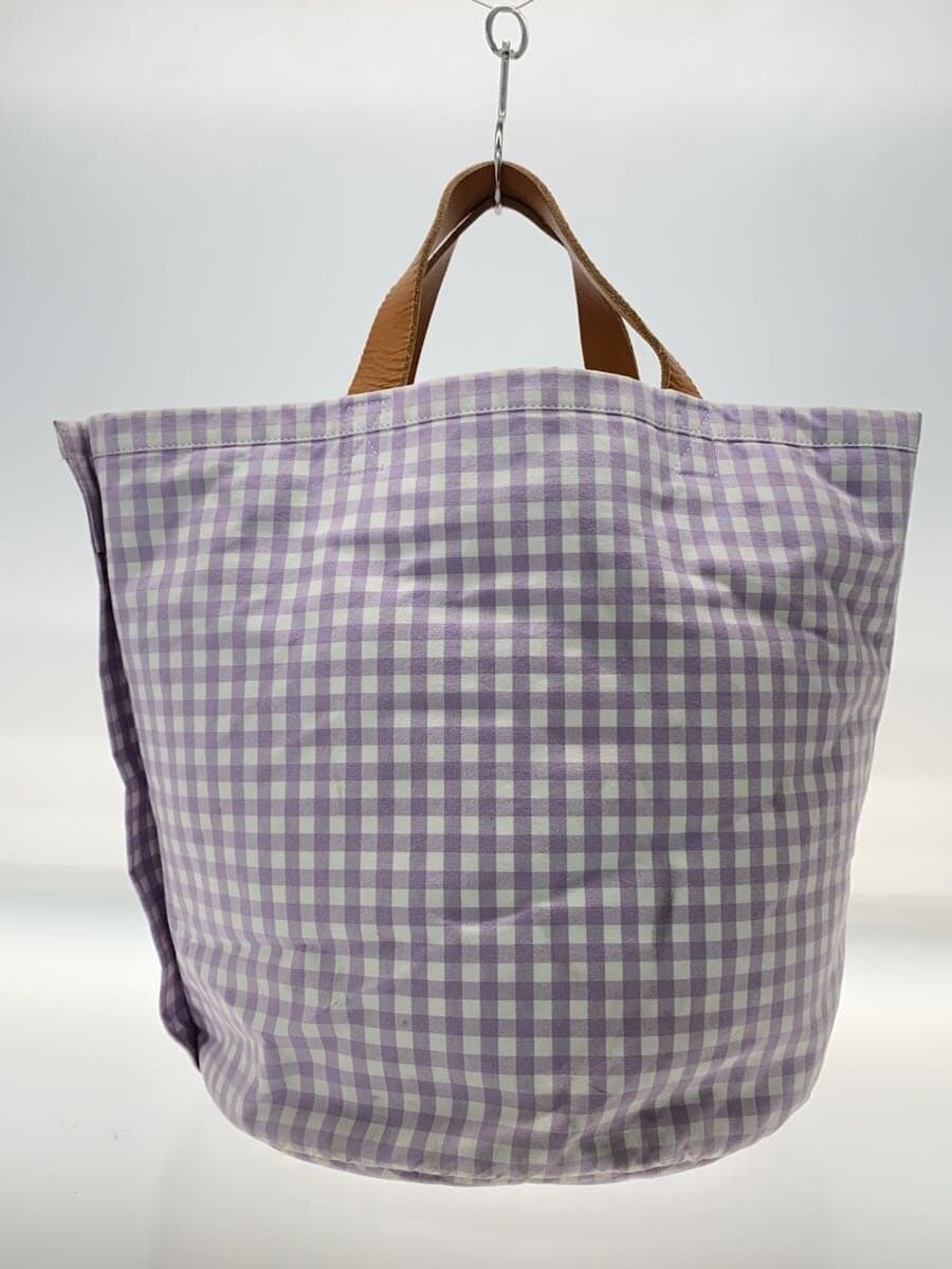 LUDLOW tote bag -- PUP gingham check 3