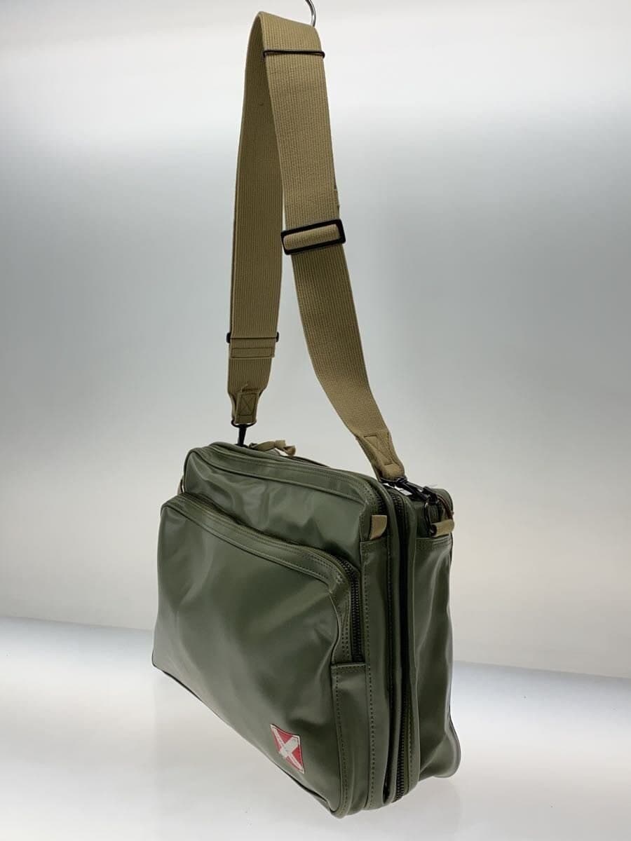 LUGGAGE LABELLINER Shoulder Bag PVC KHAKI 2