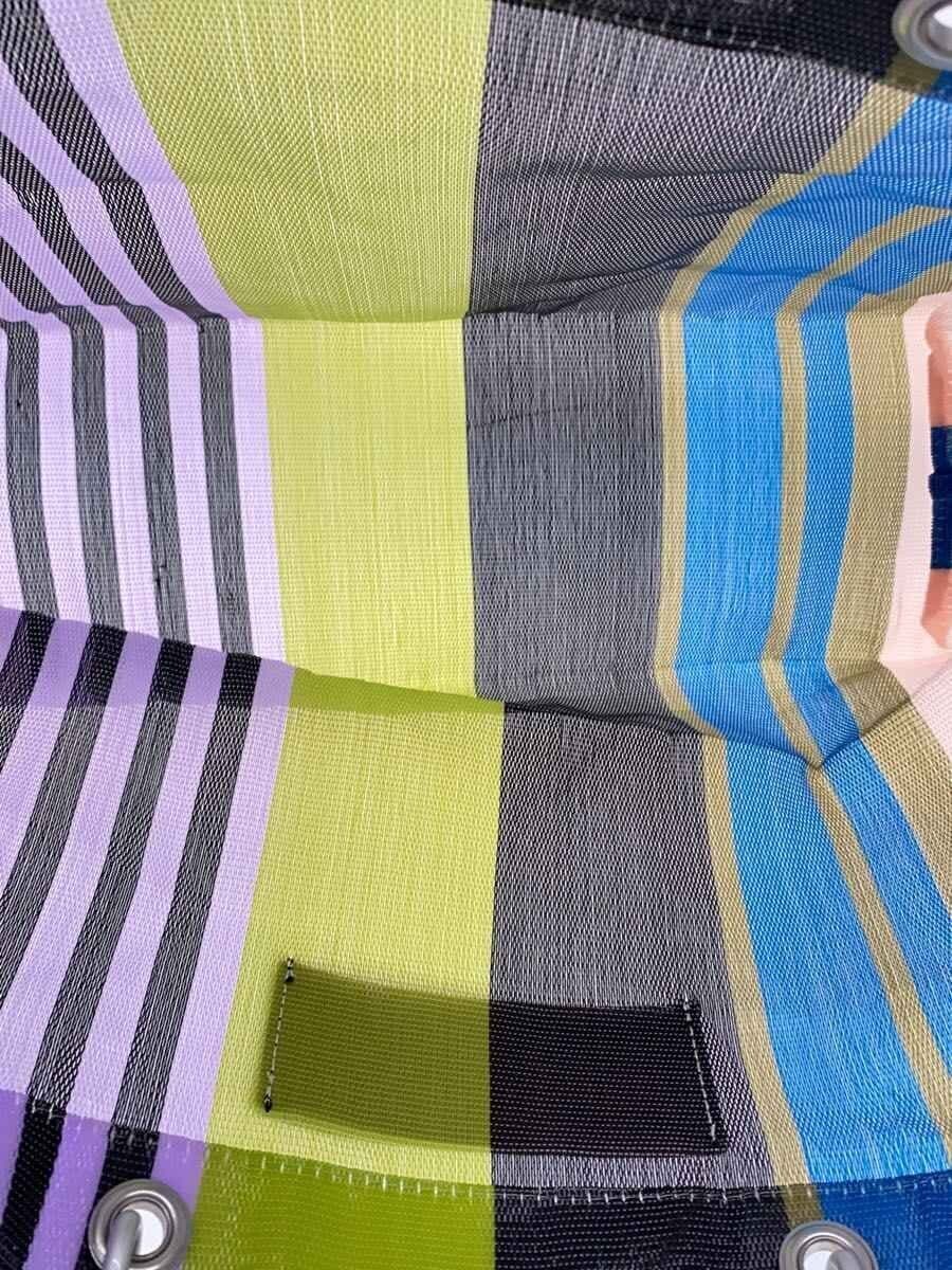 MARNI Stripe Mesh Tote Bag -- PUP×GRN×BLU Stripe 6