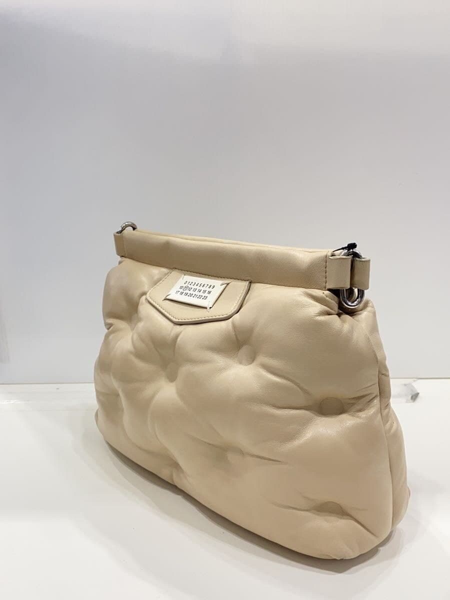Maison Margiela Shoulder Bag Leather BEG Solid SB1WG0028 2
