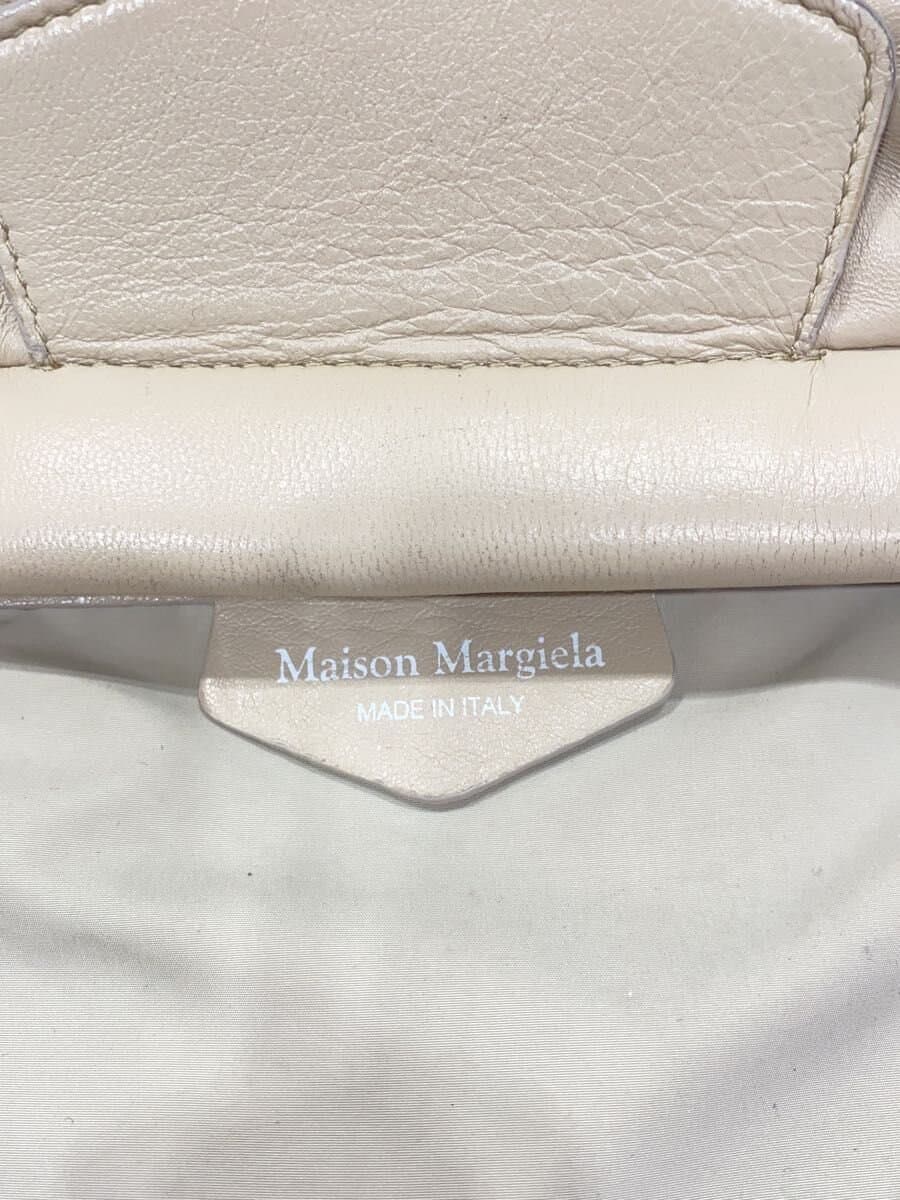 Maison Margiela Shoulder Bag Leather BEG Solid SB1WG0028 6