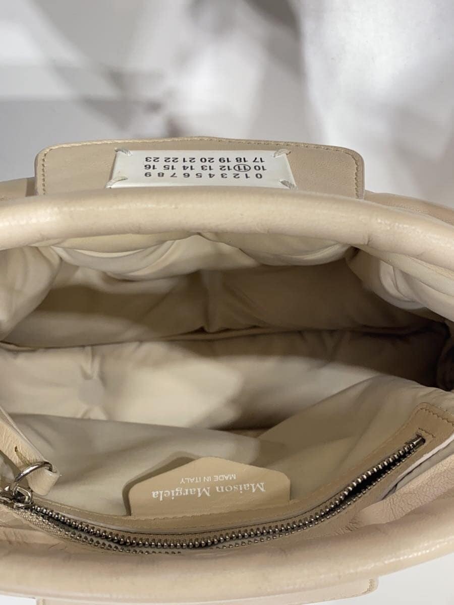 Maison Margiela Shoulder Bag Leather BEG Solid SB1WG0028 7