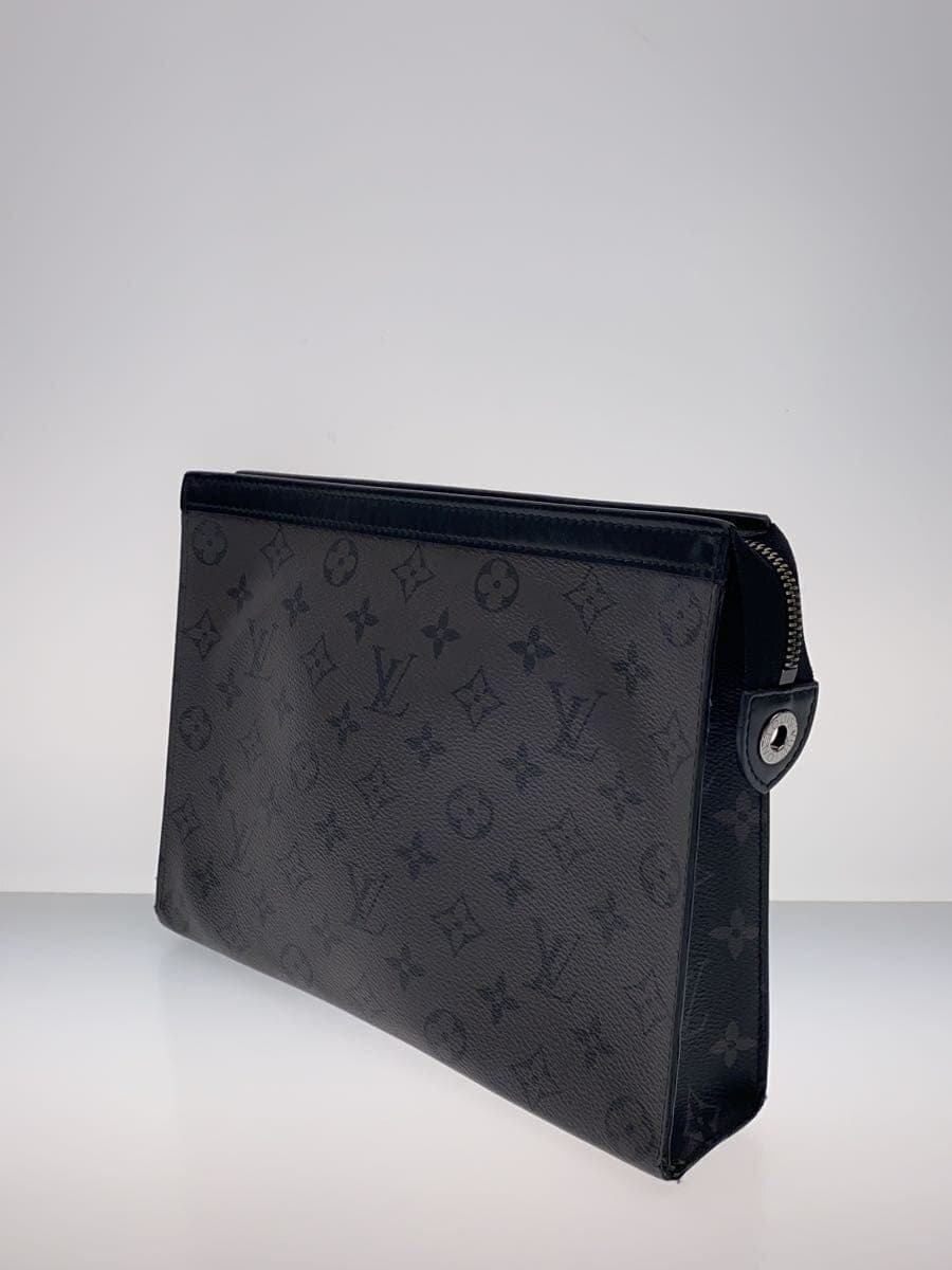 LOUIS VUITTON Pochette Voyage_Monogram Eclipse Reverse PVC BLK Monogram M69535 2
